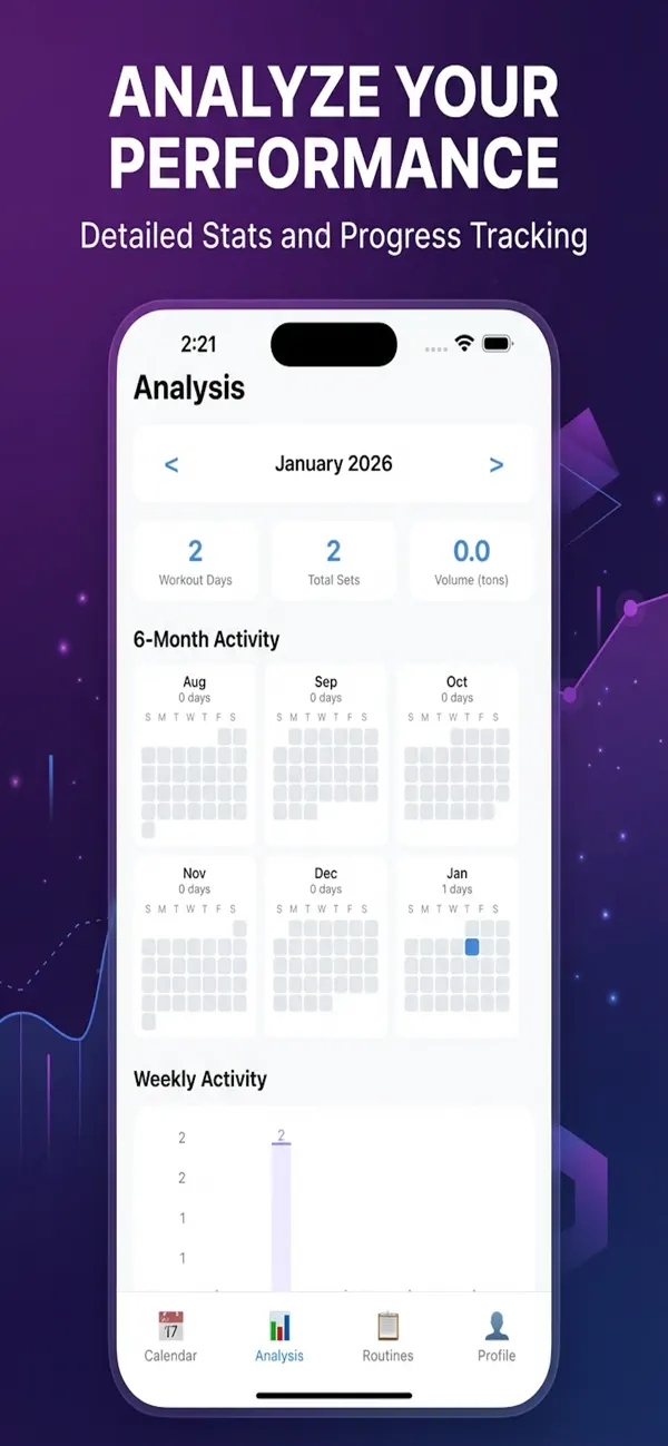 FitnessLog screenshot 1