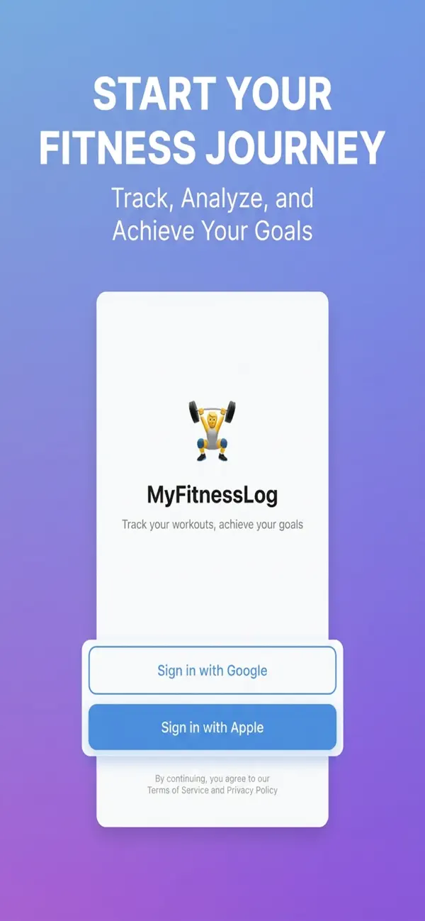 FitnessLog screenshot 2