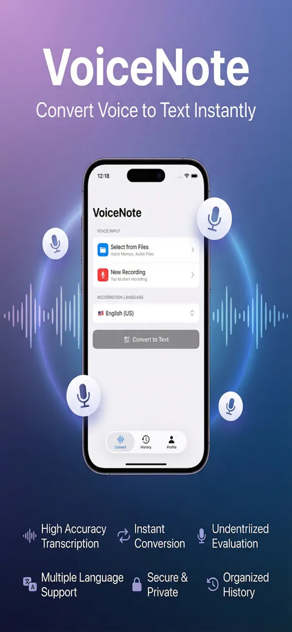 VoiceNote+ screenshot 1